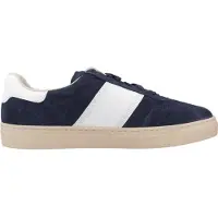 Timberland for man. TB0A43GGAJP1 Lisbon Street blue leather trainers (44.5), Flat, Laces, Casual, Navy