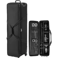 Vevor studioutstyrsvognkoffert 131 x 36,5 x 38 cm (51,57 x 14,37 x 14,96) i rullende kameraveske