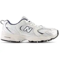 New Balance unisex for kids. PZ530V1 Shoes 530 Bungee white (32.5), Flat, Laces, Casual, children's fashion