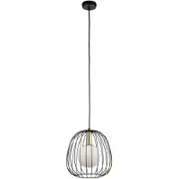Sigma Hengelampe Bell S, Ø 24 cm, 1 lyskilde, svart/gull/hvit
