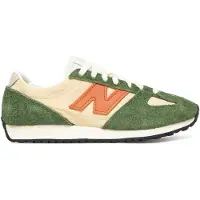 New Balance for woman. U471V1 Green 471 leather sneakers (36), Flat, Suede, Laces, Casual