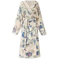 Pip studio Secret Garden Bathrobe WhiteBlue XL