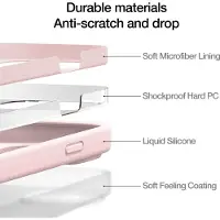 JustMobile Just Mobile TENC silikondeksel til iPhone 14 (passer også iPhone 13 basemodell) - Pink