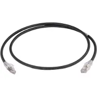 CommScope NETCONNECT NPC - Koblingskabel - RJ-45 (hann) til RJ-45 (hann) - 2 m - 5.84 mm - S/FTP - CAT 6a - IEEE 802.3bt - halogenfri, flertrådet - svart