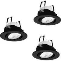 Eglo SALICETO-Z dowlights Ø88 RGB/CCT 3X490lm, black