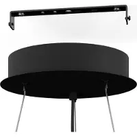 Eglo hengelampe ARISCANI 1, Ø 43 cm, 3 lyskilder, svart/kobber