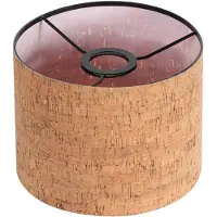 Steinhauer Vegglampe Stang, svart/brun LED-leselampe Høyde 27 cm Kork