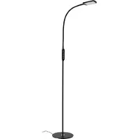 Briloner LED-gulvlampe Office Remote, svart, dimbar, CCT
