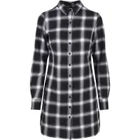 Urban Classics Check Kjole Med Lange Ermer