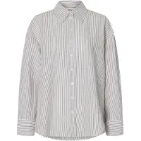Selected Cleo Oversize Linen Blend Skjorte Med Lange Ermer