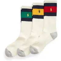 Ralph Lauren for man. 449858062001 Pack 3 Pairs of White Fist Socks (OSFA), Homewear, Cotton