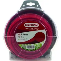 Oregon 69-382-rd Nylon 2.7 Mm X 70 M Red Trimmertråd