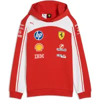 Puma Scuderia Ferrari HP Replica Hoodie Youth, Motorsport, Red, 4-5Y