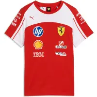 Puma Scuderia Ferrari HP Replica Tee Youth, Motorsport, Red, 13-14Y