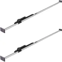 Vevor Lastebøyle, Skrallelastebøyle Justerbar fra 2261 mm til 2642 mm, Kraftig stållaststabilisator med sklisikker fotplate, Lastelåser for lasteplan, semitrailer, tilhenger (2 stk.)