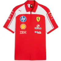 Puma Scuderia Ferrari HP Replica Authentic Polo Unisex, Motorsport, Red, S