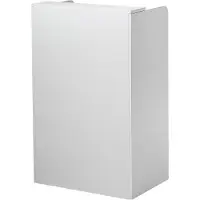 Vevor resepsjonsdisk, 60 cm rektangulært diskbord foran, moderne resepsjonsdisk med skuff, lite minimalistisk diskbord for kasse, lobby, skjønnhetssalong og kontor, hvit