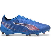 Puma ULTRA 6 ULTIMATE FG Football Boots Unisex, Shoes, Ultra Blue/White/Glowing Red, 46