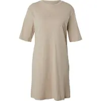 Armani Exchange for woman. XW000825AF10356U6223 Logo dress beige (M), Casual, Cotton, Short sleeve