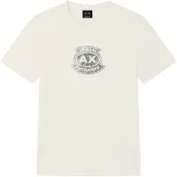 Armani Exchange for man. XM002776AF10356U1074 Classic cream T-shirt (S), White, Casual, Cotton, Short sleeve