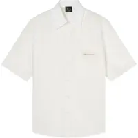 Armani Exchange for man. XM002317AF24533U0009 Classic Basic Shirt white (S), Casual, Cotton, Short sleeve