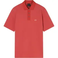 Armani Exchange for man. XM002408AF13055U4029 Polo Shirt Rose Of Sharon red (XXL), Casual, Cotton, Short sleeve