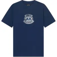Armani Exchange for man. XM002776AF10356UB096 Logo T-shirt blue (L), White, Casual, Cotton, Short sleeve
