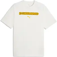 Puma Borussia Dortmund ftblCulture Relaxed Tee Men, Football, Warm White/Faster Yellow, L