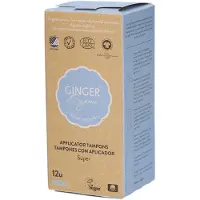 Ginger Organic supertamponger med applikator 14 stk