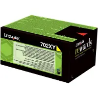 Lexmark 702XY Tonerkassett Gul