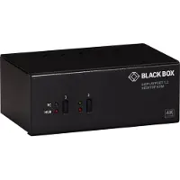 Black Box - KVM / lyd / USB-svitsj - 2 x KVM/lyd/USB - 1 lokalbruker - stasjonær - TAA-samsvar - med 2-års Double Diamond Warranty