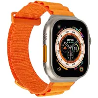 Puro EXTREME - Sløyfe for smart armbåndsur - 144 - 220 mm - pulsoransje - for Apple Watch Ultra