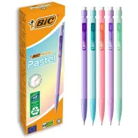 BIC Matic Pastel, Blå, Grønn, Lilac, Rosa, Lilla, Fargeløs, HB, 0,7 mm, Sekskantet, Uttrekkbar