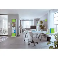 Leitz WOW CUBE - Skuffskap - 4 skuffer - for A4 Maxi - grønn