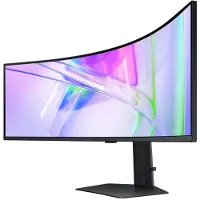 Samsung ViewFinity S9 S49C950UAU - S95UC Series - LED-skjerm - kurvet - 49 - 5120 x 1440 Dual Quad HD @ 120 Hz - VA - 350 cd/m² - 3000:1 - DisplayHDR 400 - 5 ms - 2xHDMI, DisplayPort, USB-C - høyttal