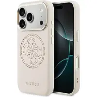 GUESS Perforert 4G MagSafe-etui for iPhone 17 Pro - Rosa