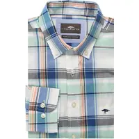 Fynch&Hatton Colorful Combi Checks Skjorte Med Lange Ermer
