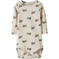 Lil´ Atelier Lil' Atelier Body I/e - Bomull/Lyocell - NbmLayo - Coconut Melk/ - - 56 - Langermet Body