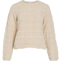 Vila Viwave Rund Hals Strikket Pullover