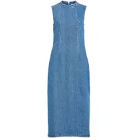 Vila Midi Denimkjole