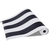 Vevor Selvklebende Tapet, 45 cm x 15 m Kontaktpapir Svart Hvitt Moderne Geometrisk Vanntett Selvklebende, Enkel å Rengjøre Veggdekorativ Vinylrull For Soverom Kjøkken Kontor Bad