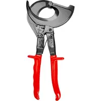 Vevor Skrallekabelkutter, 11" skralletråd- og kabelkutter, kutter opptil 400 mm², med komfortable grephåndtak, brukervennlig hurtigkoblingsspak, silikon-mangan fjærstålblad