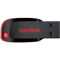 SanDisk Cruzer Blade - Svart - 16GB - Minnepenn