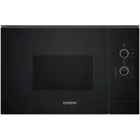 Siemens iQ300 BF520LMA1 - Mikrobølgeovn - innebygd - 20 liter - 800 W - svart