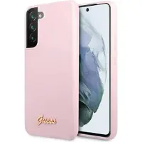 GUESS GUHCS22MLSLMGLA S22+ S906 lavendel/lavendel hardcase Silikon Script Metal Logo