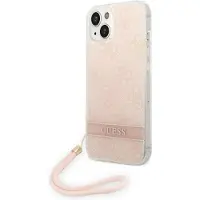 GUESS GUOHCP14MH4STP iPhone 14 Plus 6,7" rosa / rosa hardcase 4G Print Strap