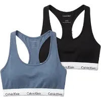 Calvin Klein Lv00qf8494 Bralette Bh 2 Enheter