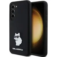 Karl Lagerfeld Choupette metallnål-etui i silikon for Samsung Galaxy S24 - svart