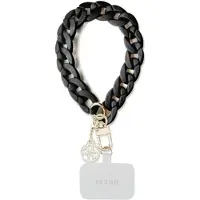 GUESS GUOUCBMC4MK Universal Big Hand Strap-etui - svart akryl 4G Charm