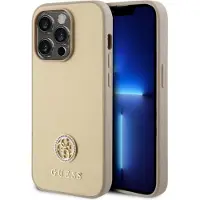 GUESS GUHCP15XPS4DGPD iPhone 15 Pro Max 6,7" gull/gull hardcase Strass Metal Logo